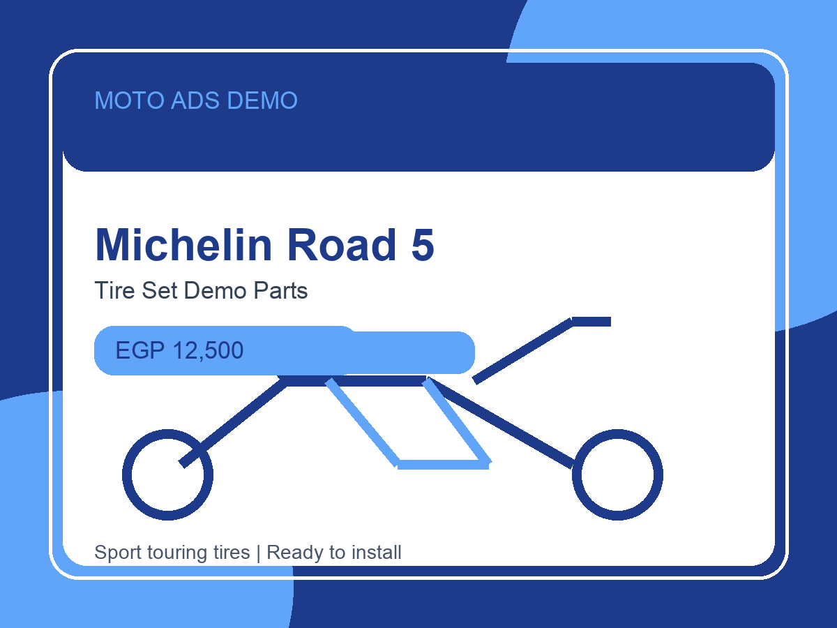 michelin road 5 tire set demo parts